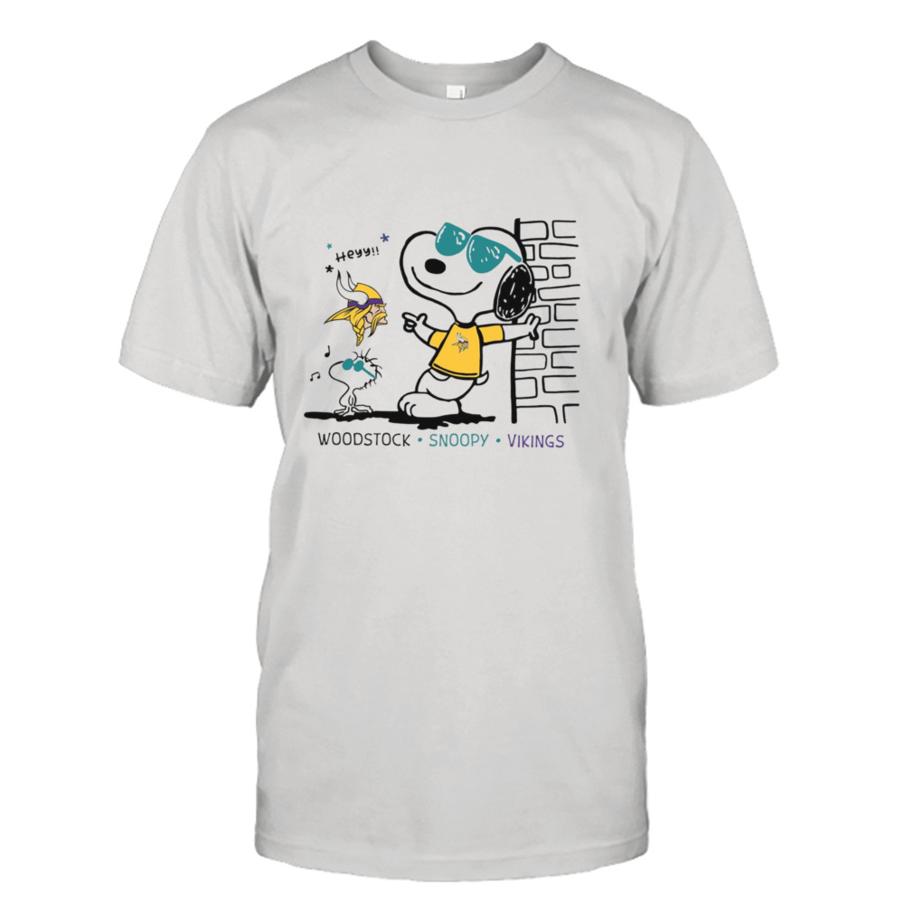 Woodstock Snoopy Vikings shirt
