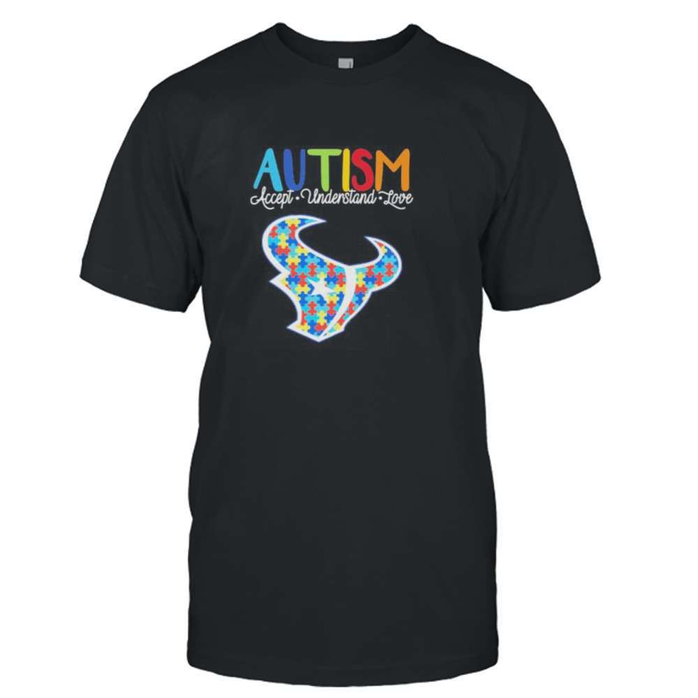 Houston Texans autism awareness knowledge power shirt