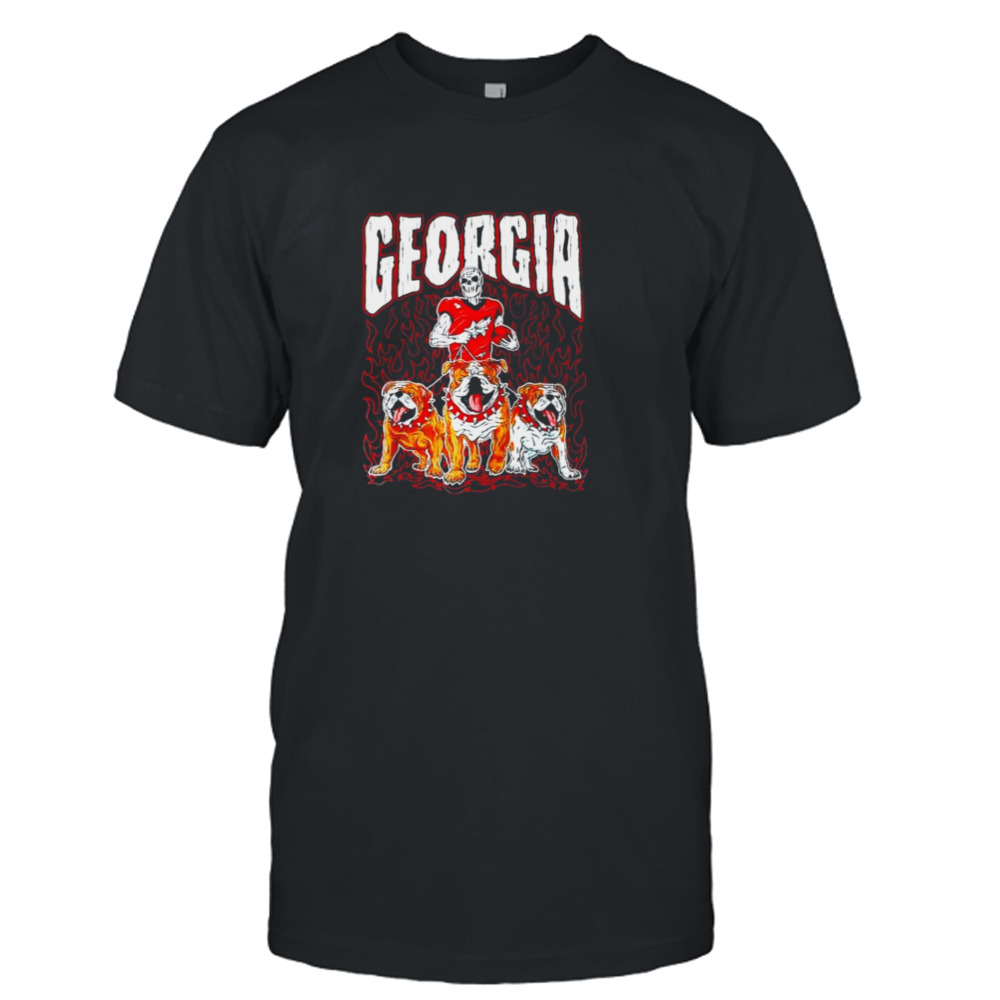 Georgia Bulldogs Football Skeleton Shirt