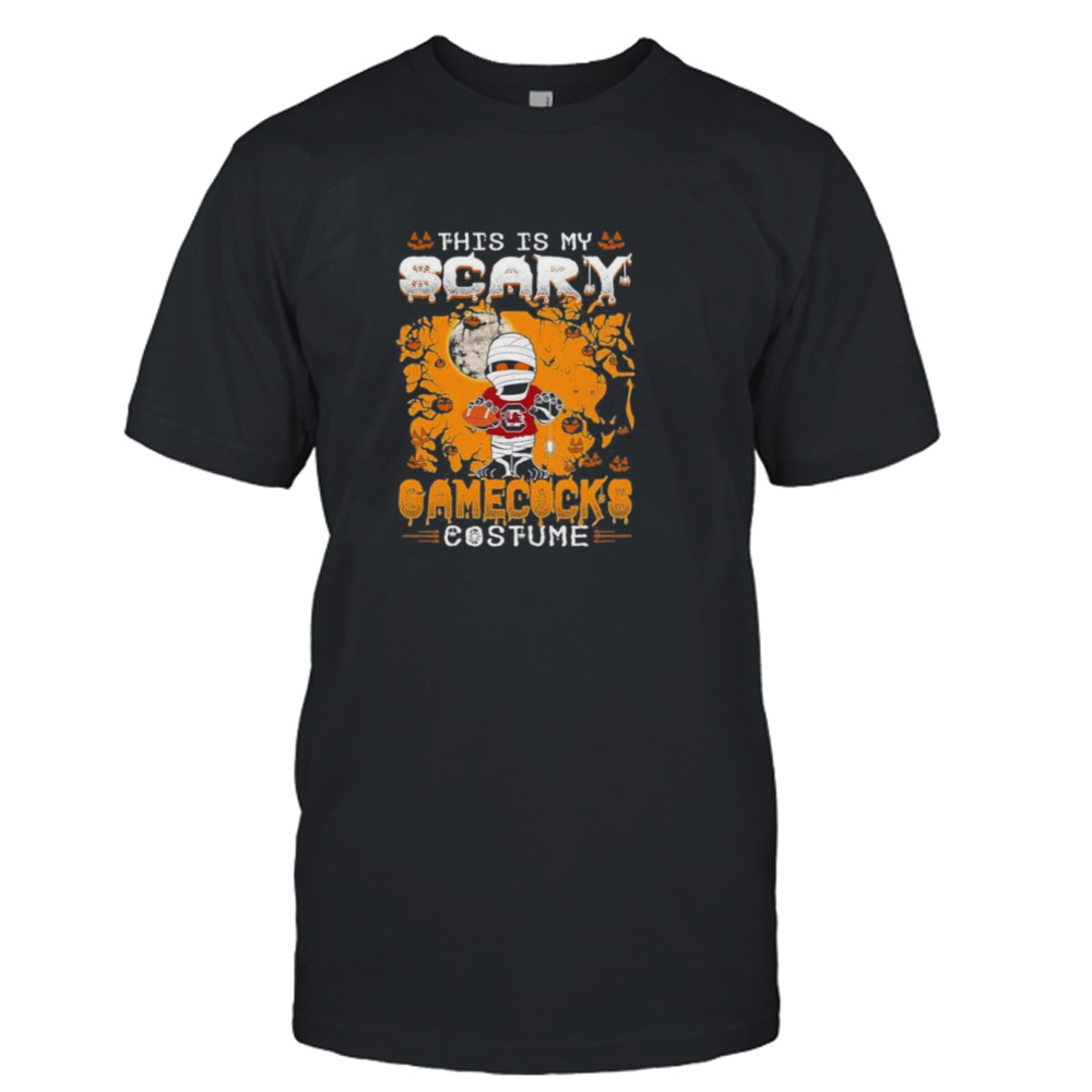 NCAA South Carolina Gamecocks Halloween This Is My Scary Costume T-Shirt