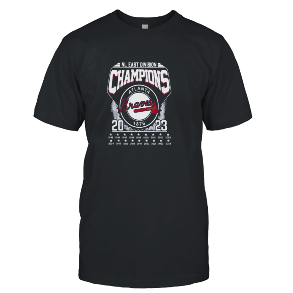 NL East Division Champions Atlanta Braves 2023 1995-2023 T-Shirt