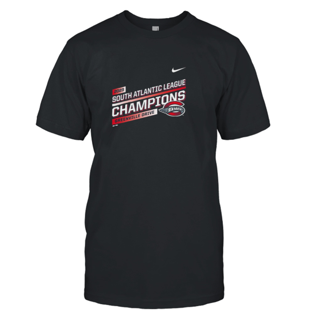 Nike 2023 South Atlantic League Champions Greenville Drive T-shirt