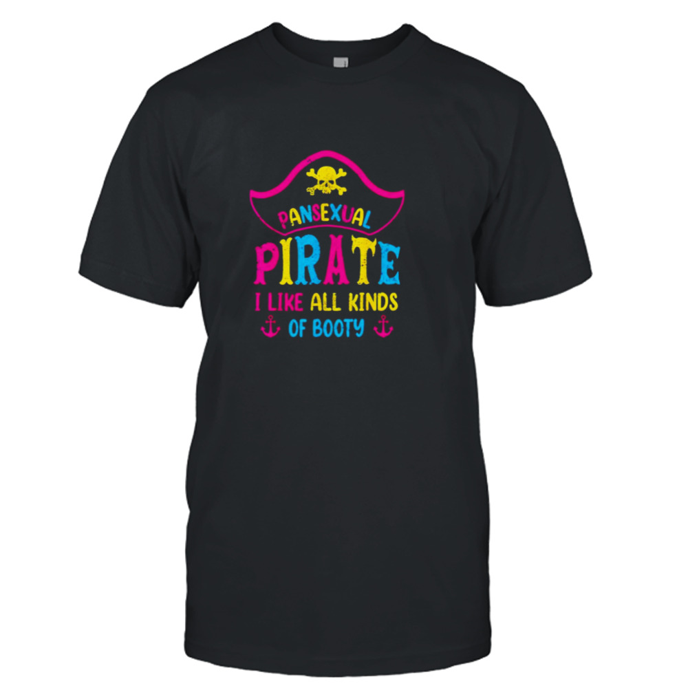 Pansexual Pride Pirate LGBTQ shirt