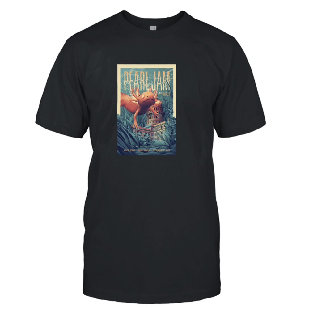 Pearl Jam With Inhaler In Austin Texas Moody Center September 19th 2023 Tour T-Shirt