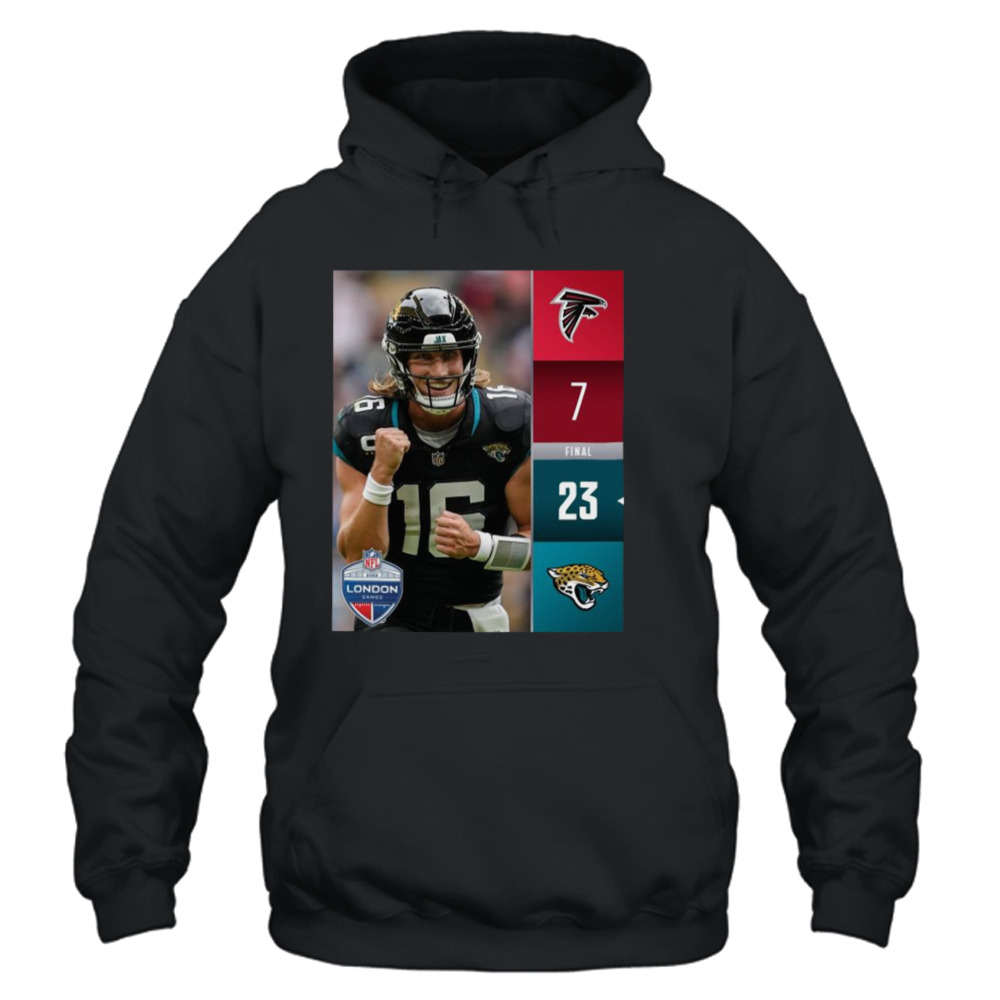 Official jacksonville Jaguars 23 7 Atlanta Falcons 2023 London Game Final  Score Shirt, hoodie, sweater, long sleeve and tank top