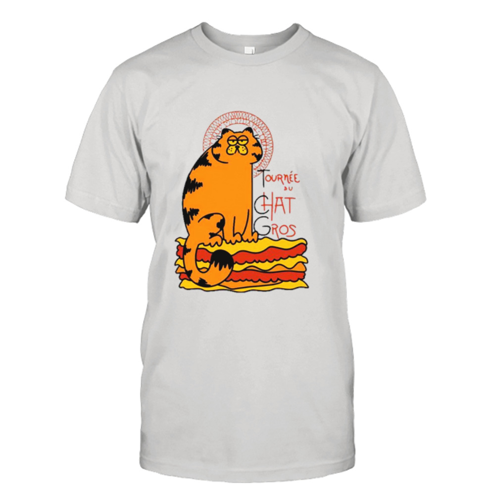 Garfield tournee chat gros shirt