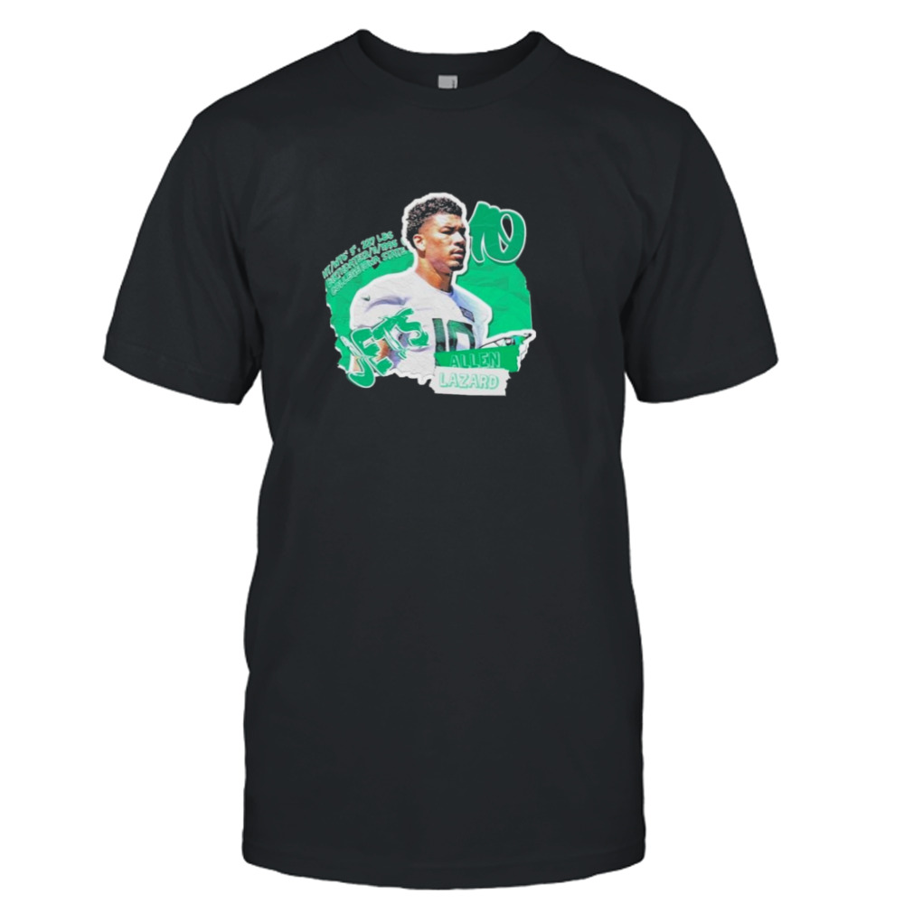 Allen Lazard Football Paper New York Jets T-Shirt