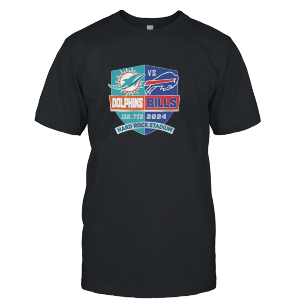 Miami Dolphins Vs Buffalo Bills Hard Rock Stadium Jan 7th 2024 Shirt