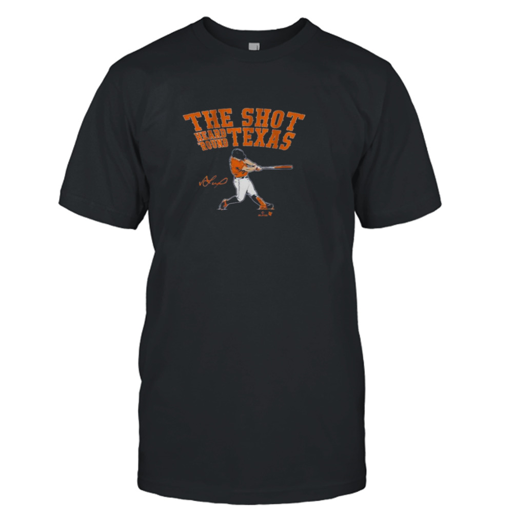 Jose Altuve The Shot Heard ‘Round Texas Signature T-Shirt