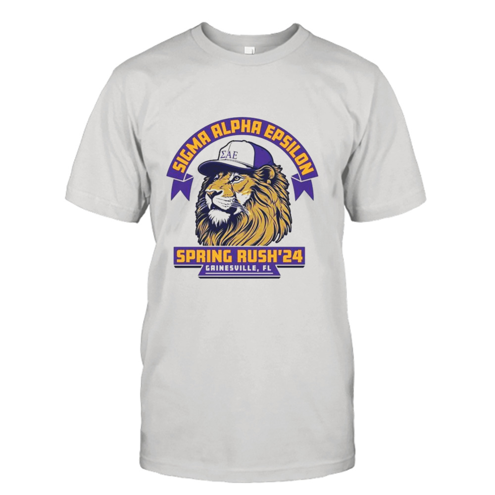 Sigma Alpha Epsilon Spring Rush ’24 Gainesville Fl T-shirt
