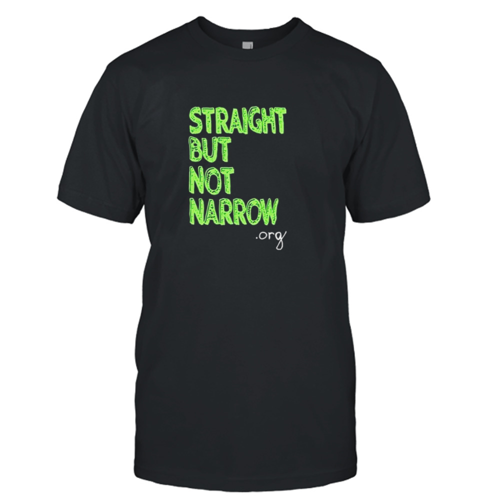 Josh Hutcherson Straight But Not Narrow.org T-shirt
