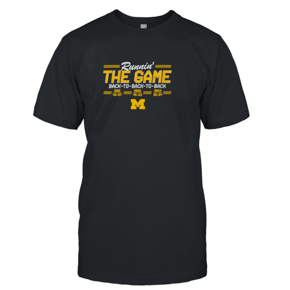 Michigan Back-To-Back-To-Back shirt