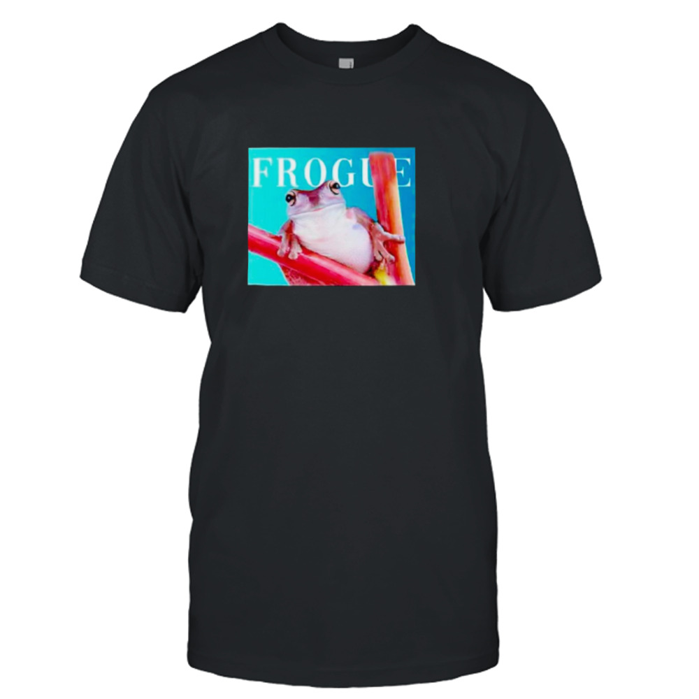 Frogue magazine frog meme shirt