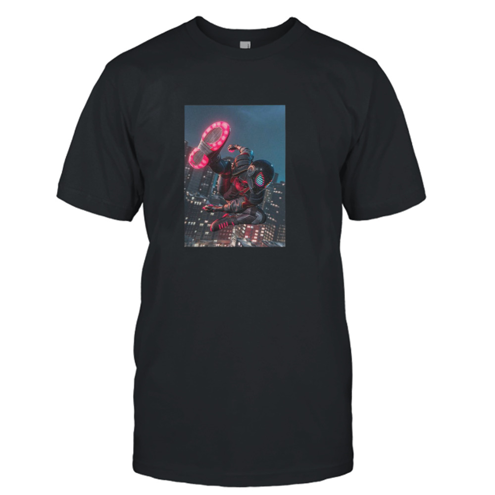 Miles Morales 2020 Suit Go To Suit In Spider Man 2 T-Shirt