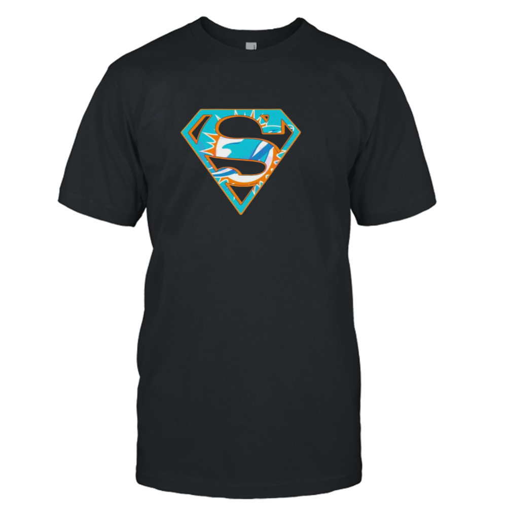 Miami Dolphins Superman Logo Shirt