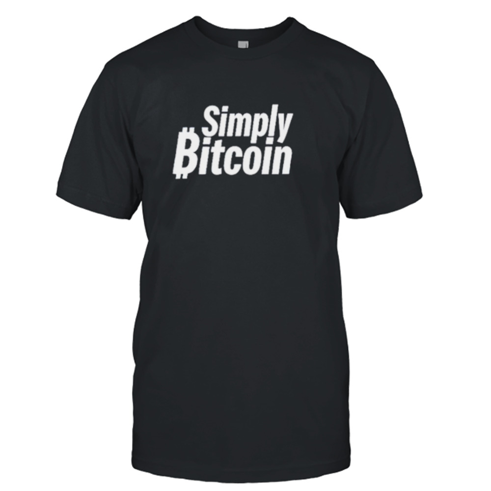 Simply bitcoin classic shirt