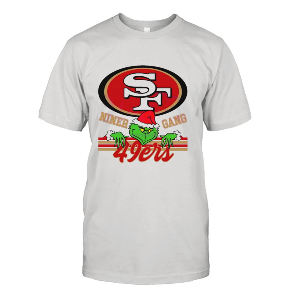 Grinch San Francisco 49ers niner gang shirt