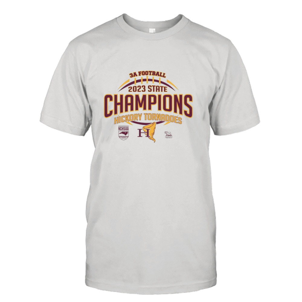 Hickory Tornadoes NCHSAA 3A Football 2023 State Champions Shirt