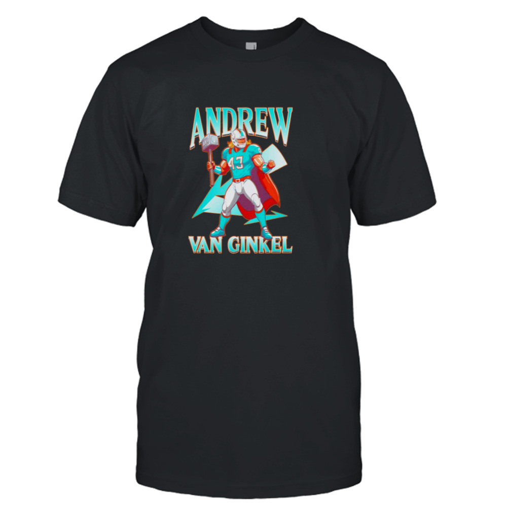 Andrew Van Ginkel Thor Themed Miami Dolphins Shirt