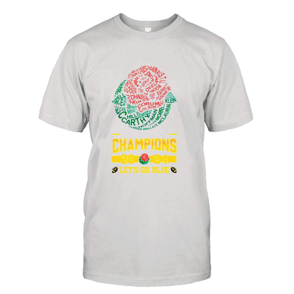 Michigan 2024 Rose Bowl Game Champions shirt