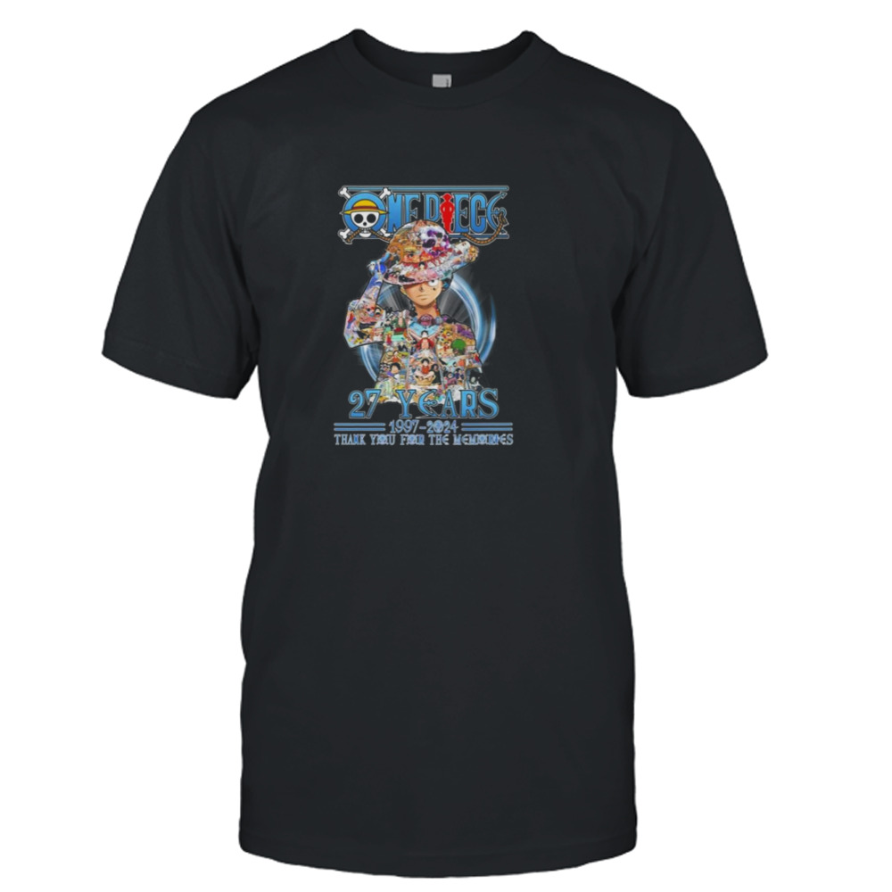One Piece 27 Years Of The Memories Luffy T-Shirt