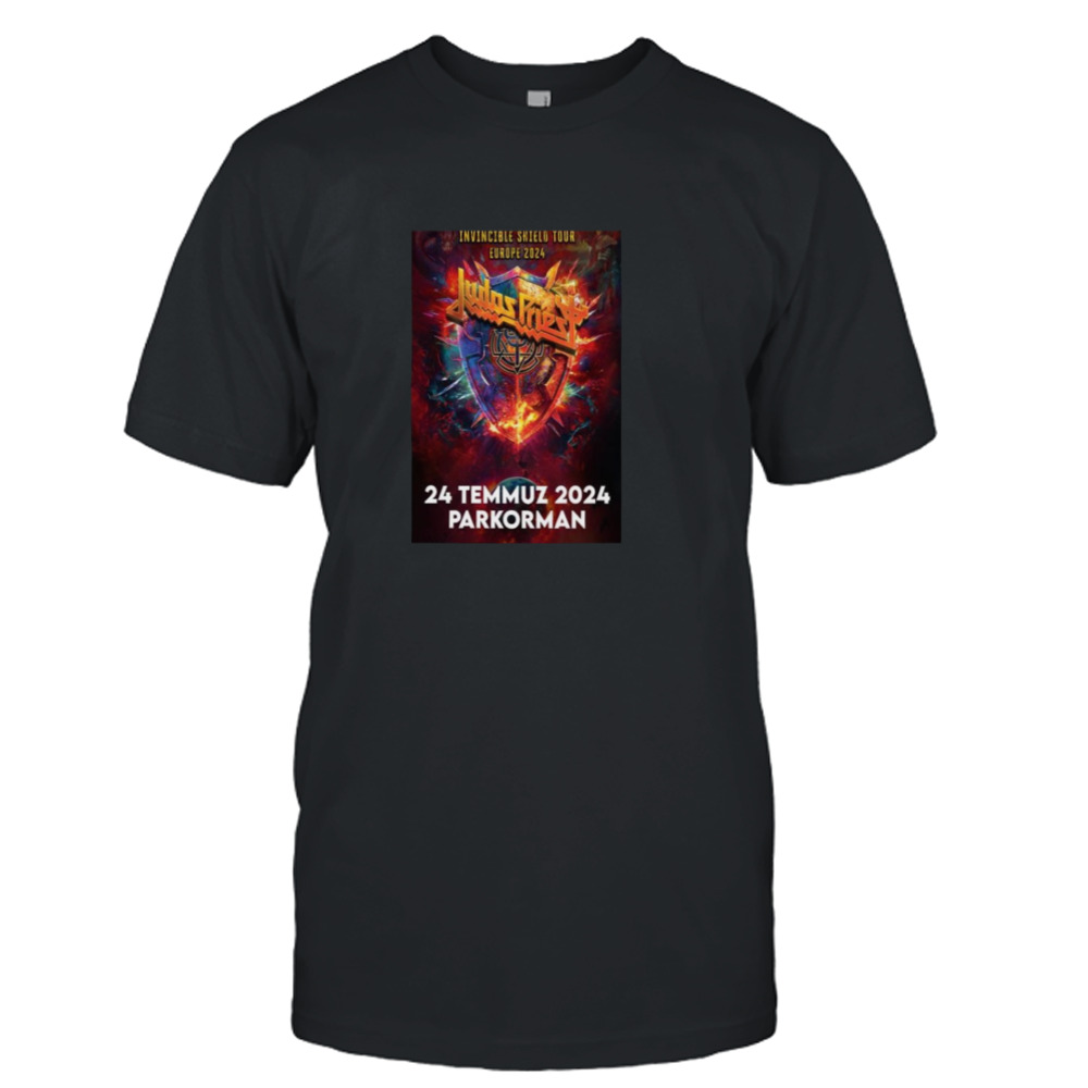 Judas Priest Invincible Shield Tour Europe At Parkorman Istanbul 24 July 2024 T-shirt