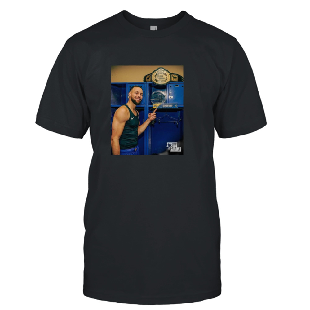 The Champ And His Belt Steph Curry Is The First-Ever Winner Of The NBA Vs WNBA 3-POINT Challenge T-Shirt