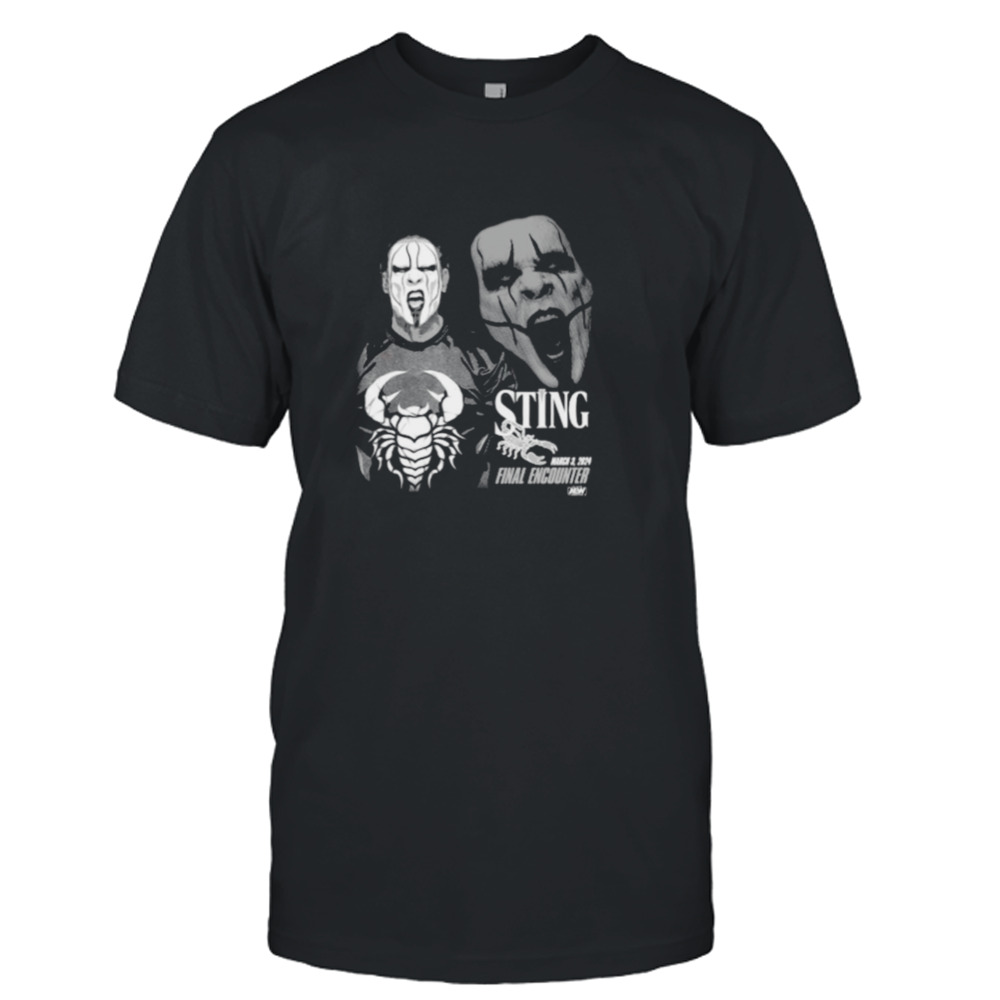 All Elite Wrestling Sting Final Encounter retro shirt