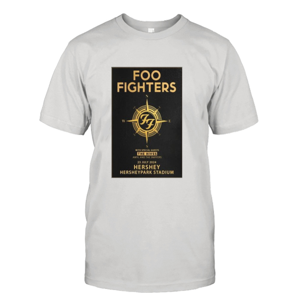 Foo Fighters July 23 2024 HersheyPark Stadium Hershey Shirt