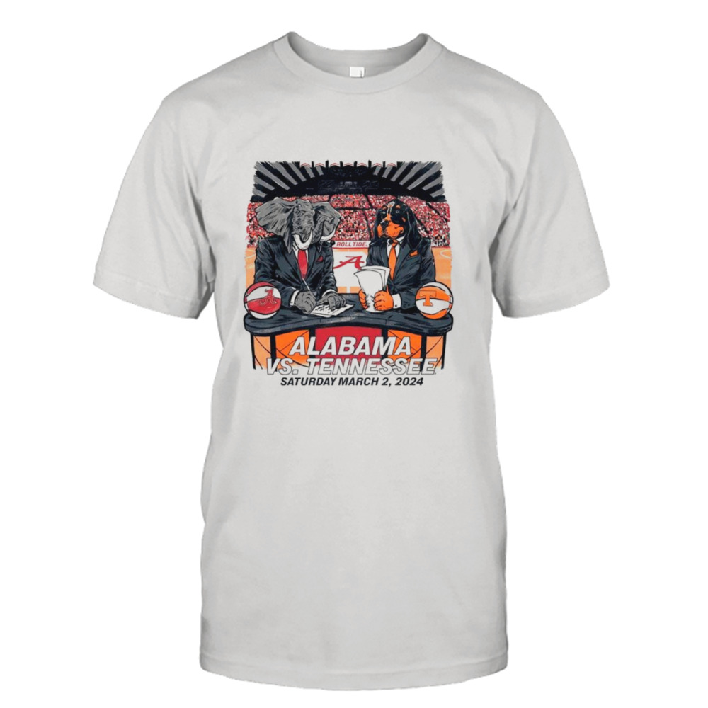Alabama Crimson Tide vs Tennessee Volunteers Saturday March 2 2024 shirt
