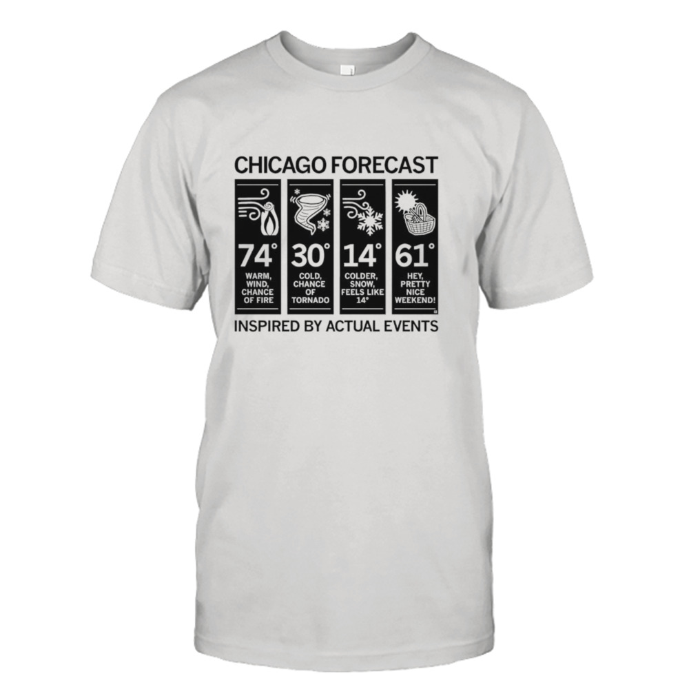 Chicago Forecast Inspired By Actual Events Shirt
