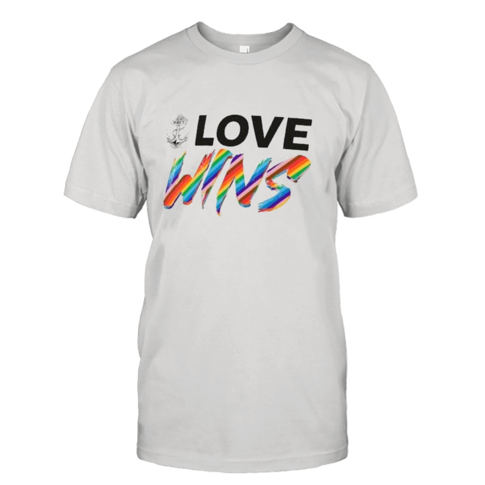 Navy Midshipmen Love Wins Pride 2024 Shirt