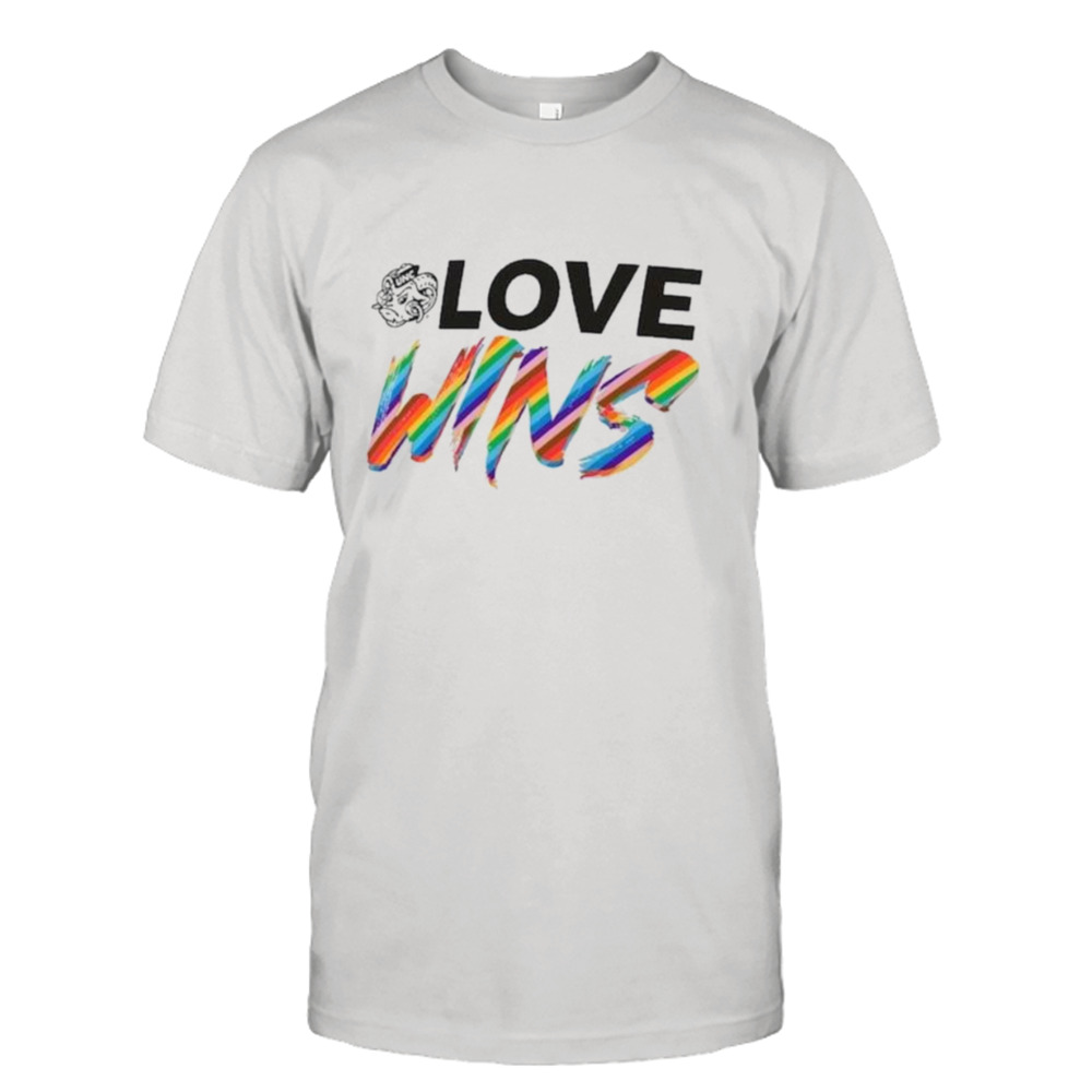 North Carolina Tar Heels Love Wins Pride 2024 Shirt