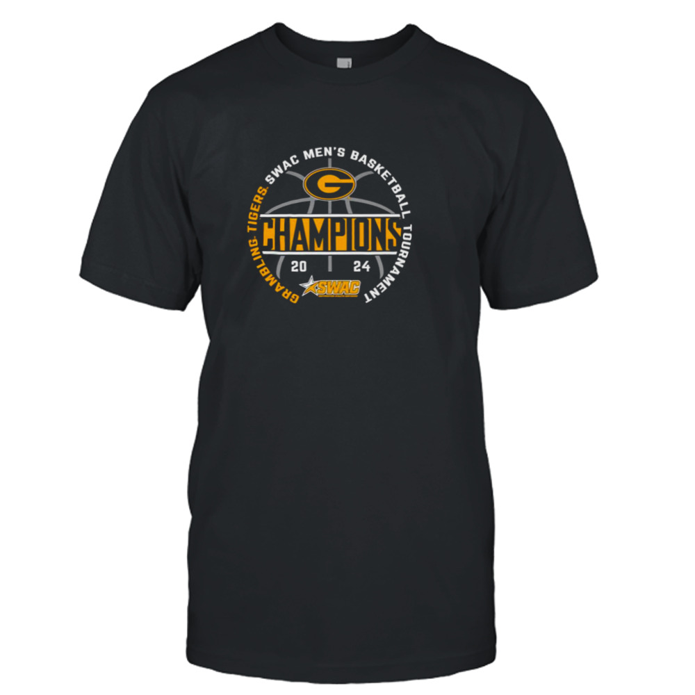 Grambling Tigers 2024 SWAC Men’s Basketball Conference Tournament Champions shirt