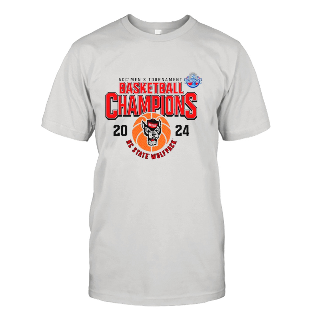 NC State Wolfpack 2024 ACC Men’s Tournament Basketball Champions shirt