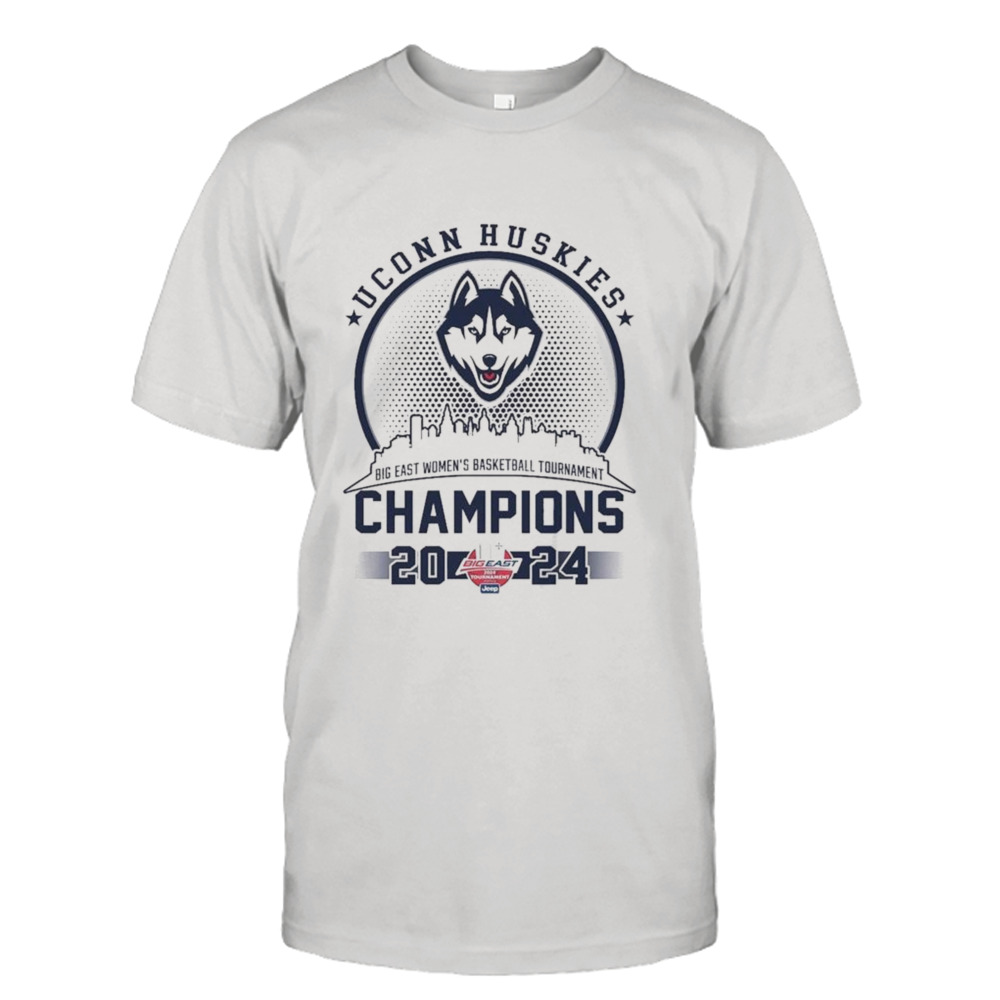 Uconn Huskies Big East Champions 2024 Skylines Shirt