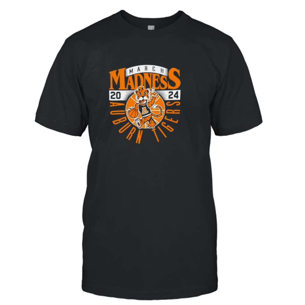 March Madness 2024 Auburn Tigers Mascot Ncaa Shirt
