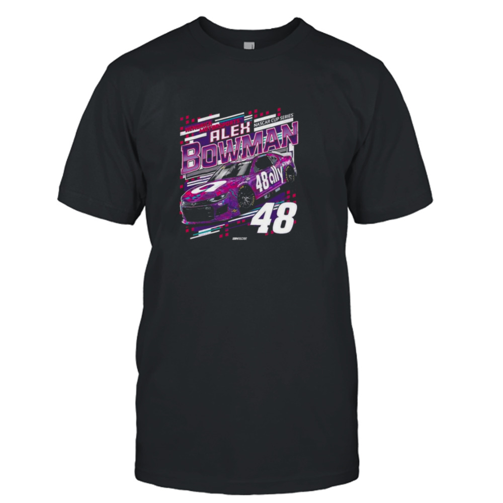 Alex Bowman Hendrick Motorsports Team Collection Black Draft T-shirt